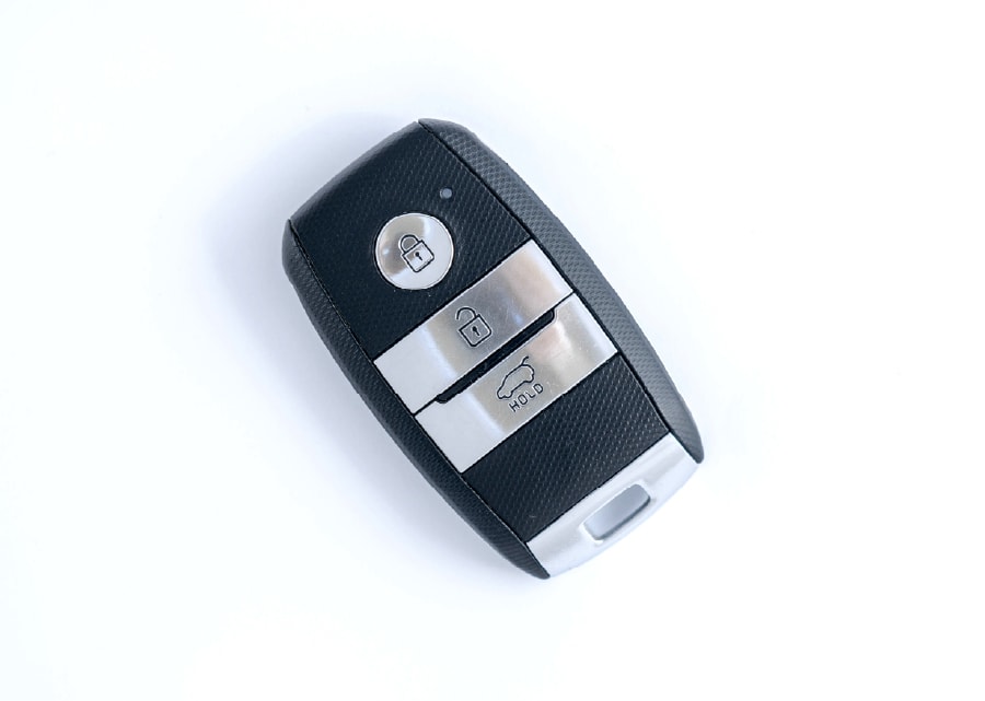 Autosleutel met zender