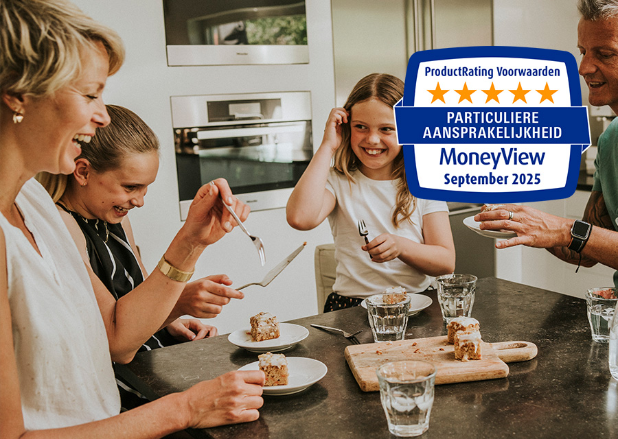 MoneyView geeft in september 2025 de voorwaarden van de Interpolis Aansprakelijkheidsverzekering 5 sterren.