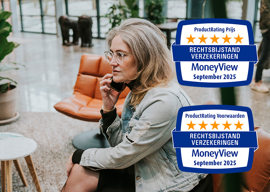MoneyView geeft in september 2025 de voorwaarden en prijs van de Interpolis Rechtsbijstandverzekering 5 sterren.