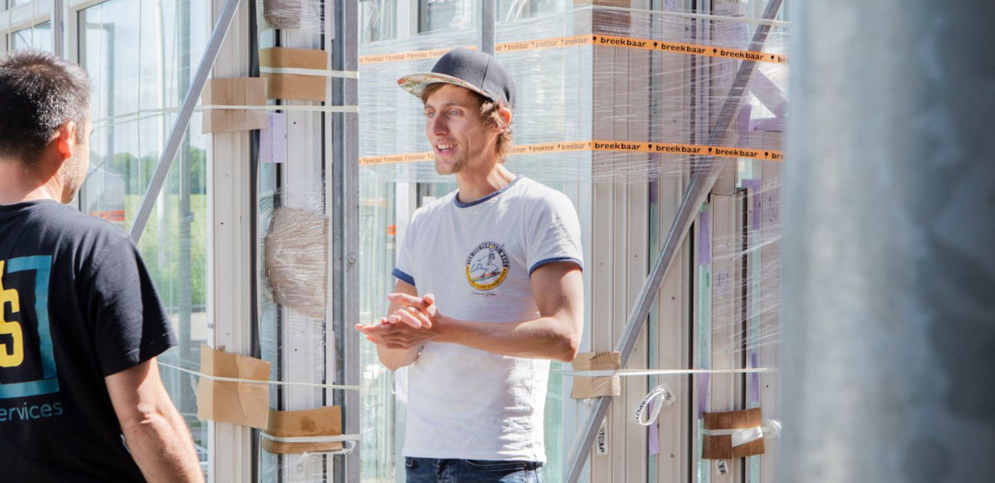 Ondernemers die met elkaar in gesprek zijn.