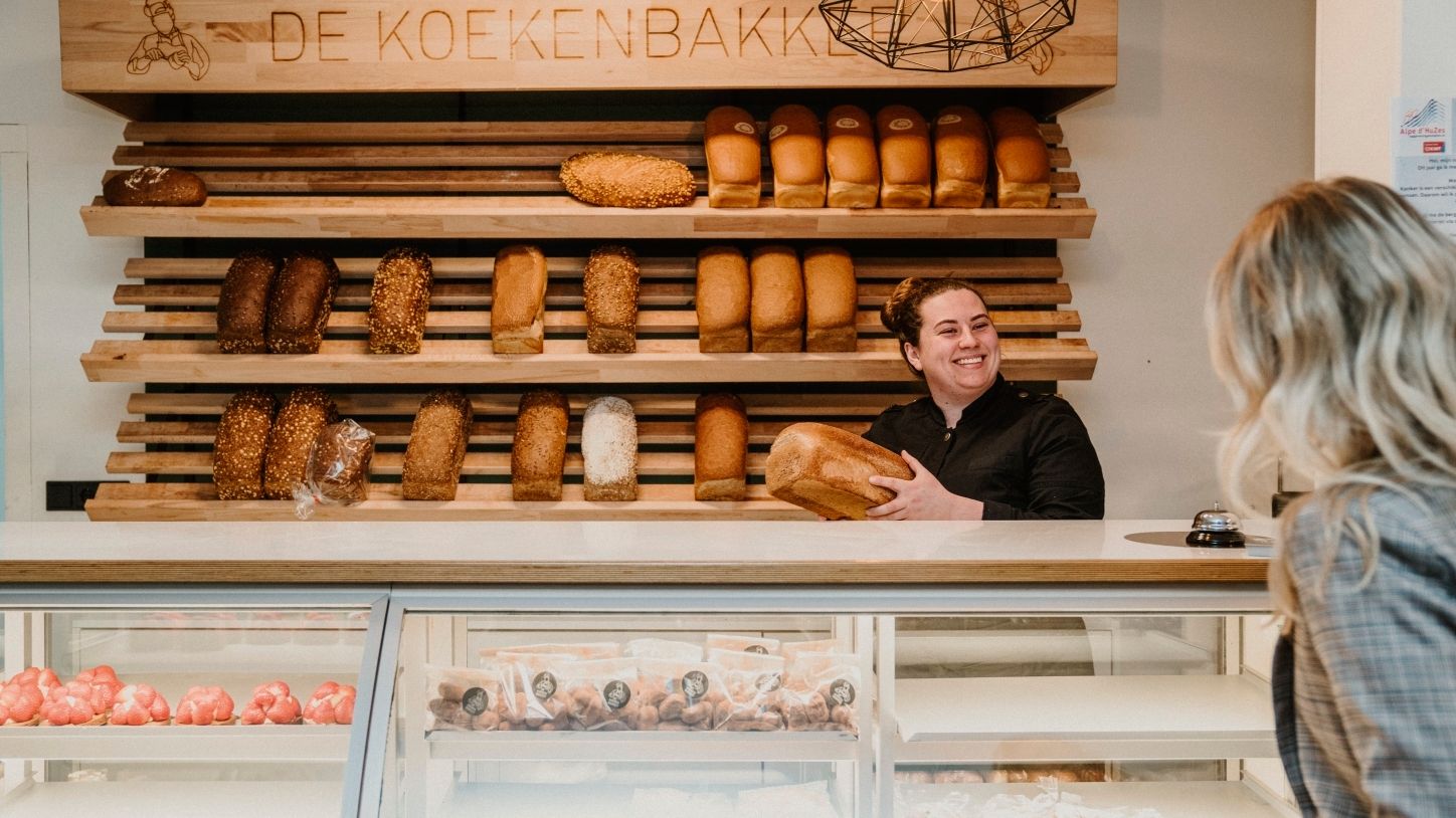 Toonbank bakker