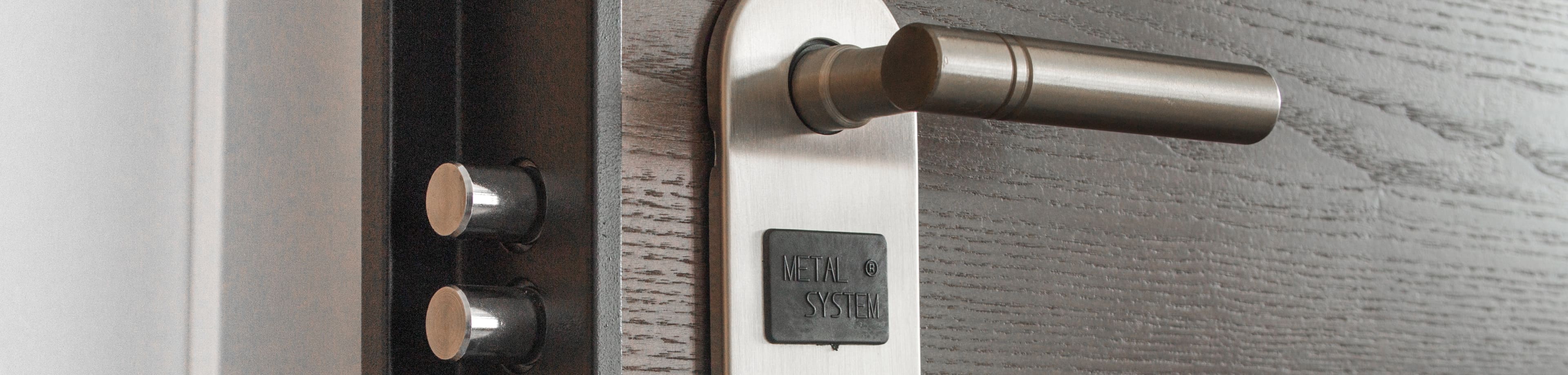 Deur met een stevig slot