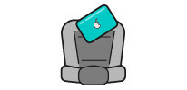 icoon autostoeltje