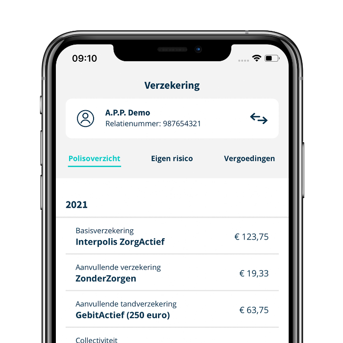 Interpolis Zorg app | Interpolis